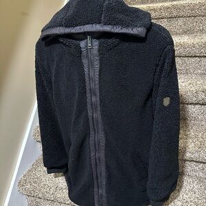 *1 Madison Expedition* full-zip black warm sherpa hoodie coat jacket - XXL 2X